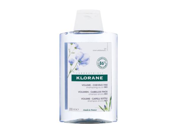 Klorane Organic Flax Volume (W) 200ml, Šampón