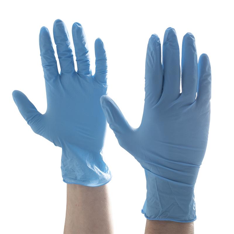 Aurelia Robust Blue PF Nitrile Gloves, Jednorázové Nitrilové rukavice 100ks