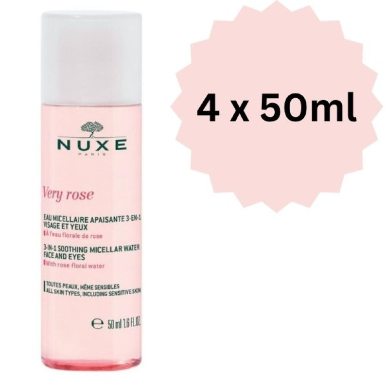 NUXE Very Rose 3-In-1 Soothing (W) 200ml, Micelárna voda