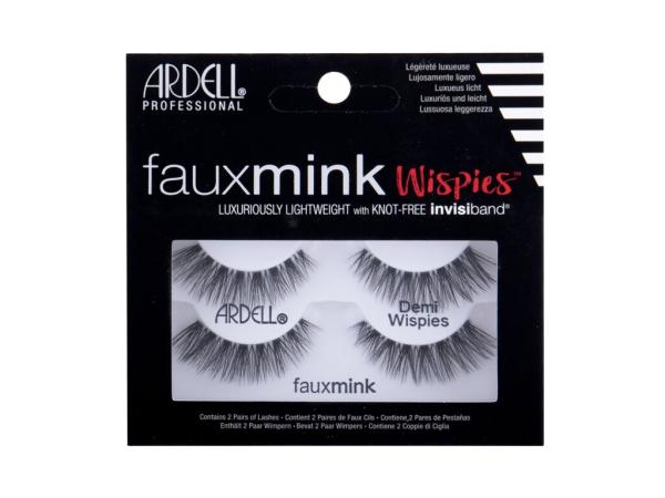 Ardell Faux Mink Demi Wispies Black (W) 2ks, Umelé mihalnice