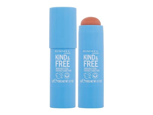 Rimmel London Kind & Free Tinted Multi Stick 002 Peachy Cheeks (W) 5g, Lícenka