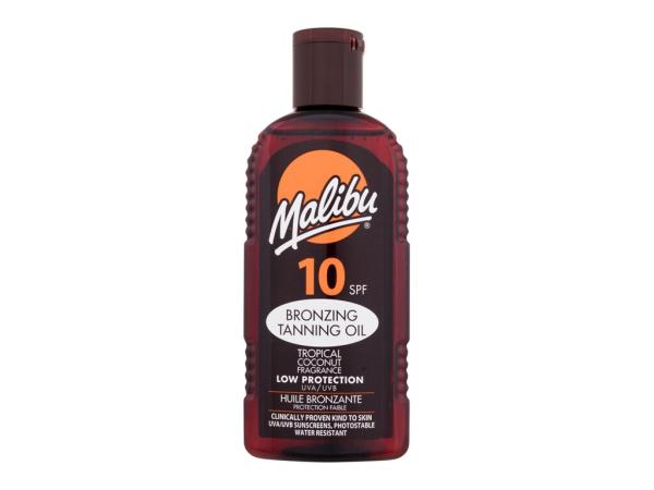 Malibu Bronzing Tanning Oil (W) 200ml, Opaľovací prípravok na telo SPF10