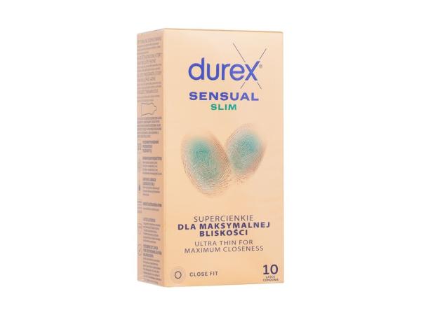 Durex Sensual Slim (M) 10ks, Kondómy