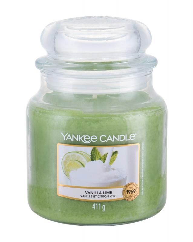Yankee Candle Vanilla Lime (U)  411g, Vonná sviečka