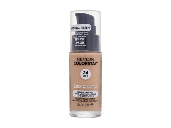 Revlon Colorstay Normal Dry Skin 220 Natural Beige (W) 30ml, Make-up SPF20