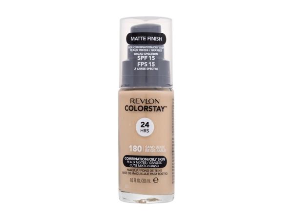 Revlon Colorstay Combination Oily Skin 180 Sand Beige (W) 30ml, Make-up SPF15