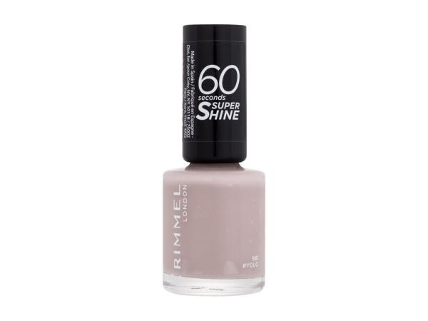 Rimmel London 60 Seconds Super Shine 561 Yolo (W) 8ml, Lak na nechty