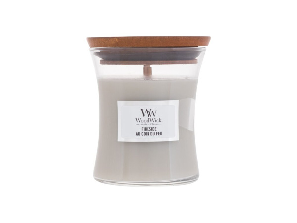 WoodWick Fireside (U) 85g, Vonná sviečka