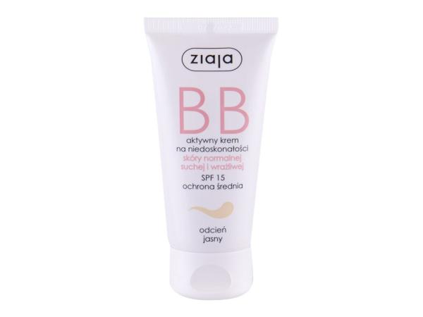 Ziaja BB Cream Normal and Dry Skin Light (W) 50ml, BB krém SPF15