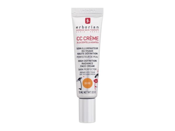 Erborian CC Creme High Definition Radiance Face Cream Doré (W) 15ml, CC krém
