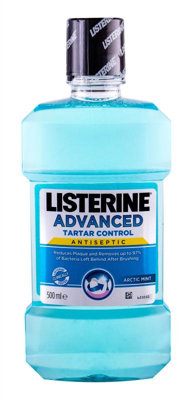 Listerine Advanced Tartar Control Mouthwash (U)  500ml, Ústna voda