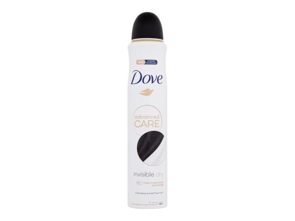 Dove Advanced Care Invisible Dry (W) 200ml, Antiperspirant 72h