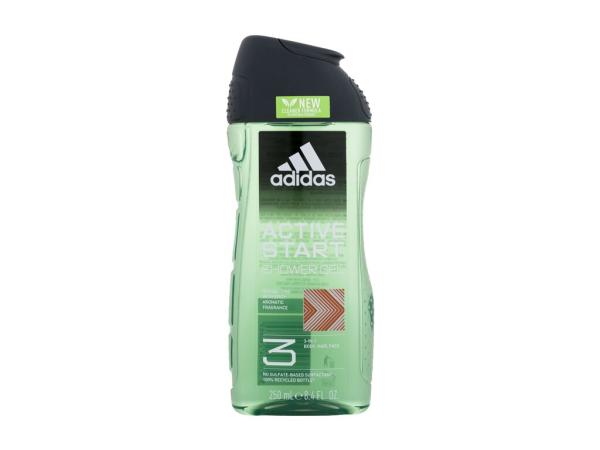 Adidas Shower Gel 3-In-1 Active Start (M)  250ml, Sprchovací gél