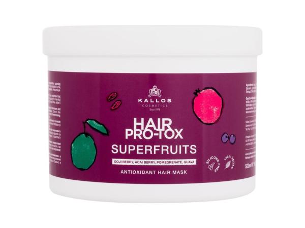 Kallos Cosmetics Hair Pro-Tox Superfruits Antioxidant Hair Mask (W) 500ml, Maska na vlasy