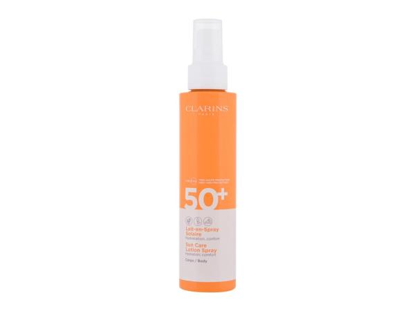 Clarins Sun Care Lotion Spray (U) 150ml, Opaľovací prípravok na telo SPF50+