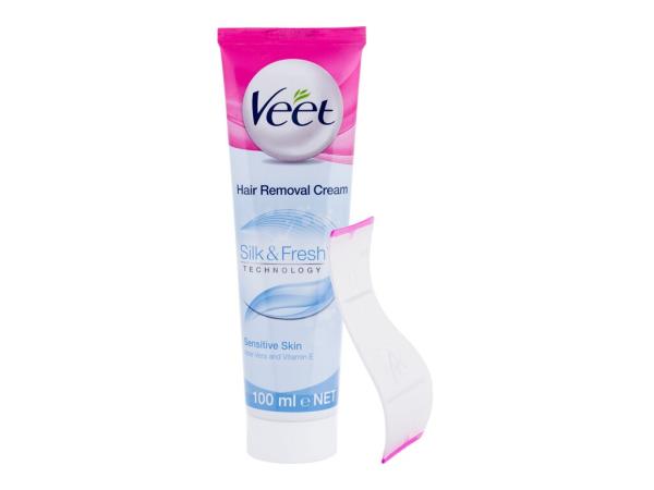 Veet Silk & Fresh Sensitive Skin (W) 100ml, Depilačný prípravok