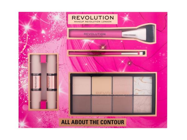 Makeup Revolution Lo All About The Contour Gift Set (W) 16g, Kontúrovacia paletky