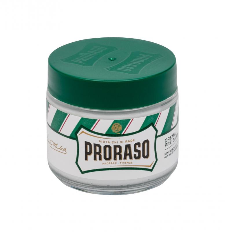 PRORASO Pre-Shaving Cream Green (M)  100ml, Prípravok pred holením