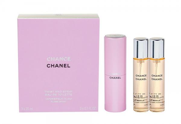 Chanel Chance (W) 3x20ml, Toaletná voda Twist and Spray