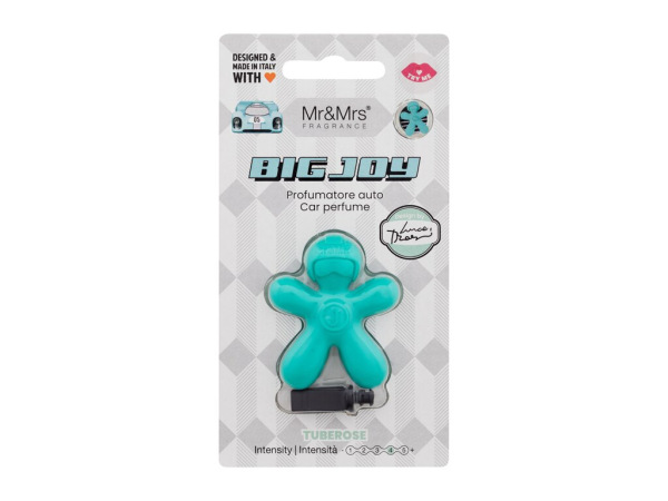 Mr&Mrs Fragrance Big Joy (U) 1ks, Vôňa do auta Tuberose