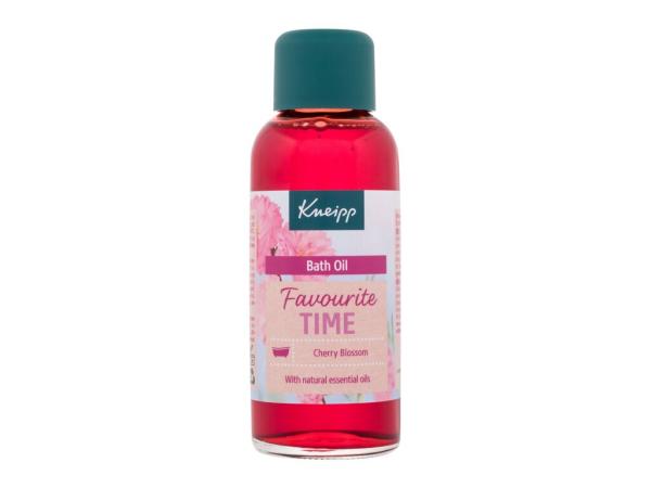Kneipp Favourite Time Bath Oil (W) 100ml, Kúpeľový olej Cherry Blossom