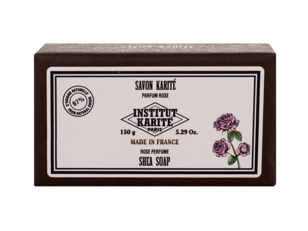 Institut Karité Shea Soap Rose (W) 150g, Tuhé mydlo