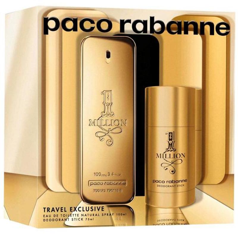 Paco Rabanne 1 Million (M) EdT 100ml + 75ml Deodorant Stick, Sada