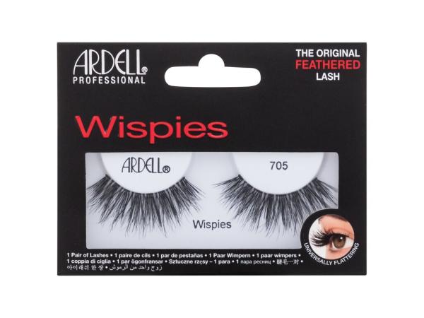 Ardell Wispies 705 Black (W) 1ks, Umelé mihalnice