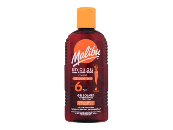 Malibu Dry Oil Gel With Carotene (U) 200ml, Opaľovací prípravok na telo SPF6