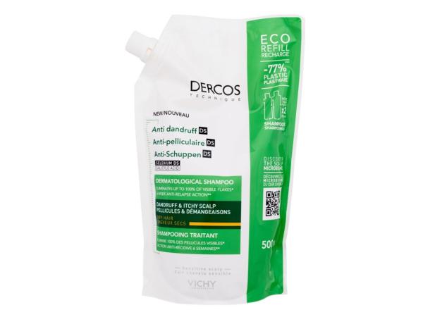 Vichy Dercos Anti-Dandruff Dry Hair (W) 500ml, Šampón Náplň