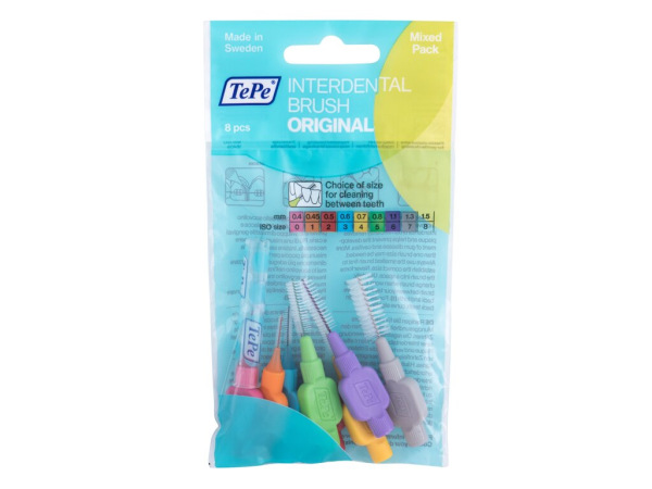 TePe Original (U) 8ks, Medzizubná kefka Mixed Pack