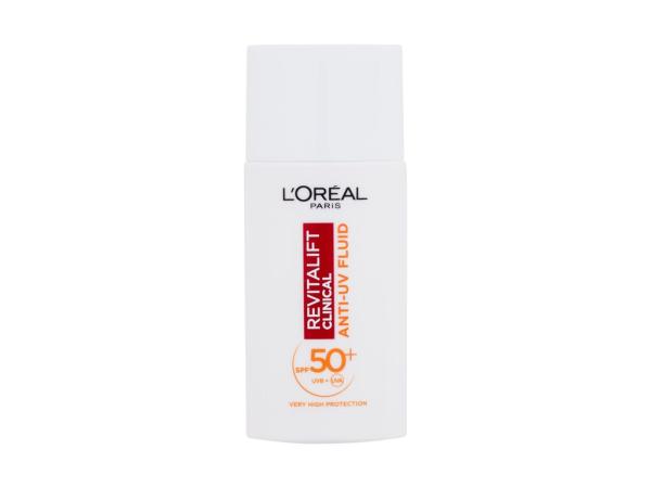 L'Oréal Paris Revitalift Clinical Anti-UV Fluid (W) 50ml, Denný pleťový krém SPF50+