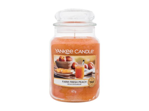Yankee Candle Farm Fresh Peach (U) 623g, Vonná sviečka
