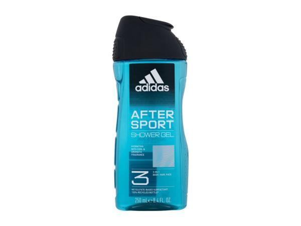 Adidas After Sport Shower Gel 3-In-1 (M) 250ml, Sprchovací gél
