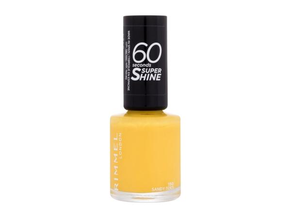 Rimmel London 60 Seconds Super Shine 150 Sandy Toes (W) 8ml, Lak na nechty