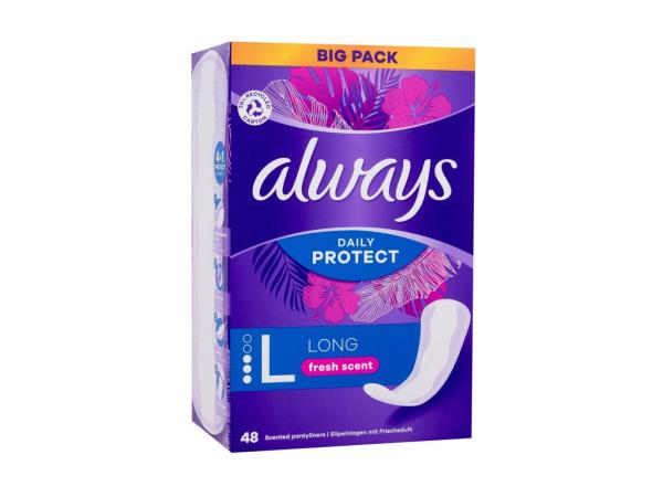 Always Daily Protect Long Fresh Scent (W) 48ks, Slipová vložka