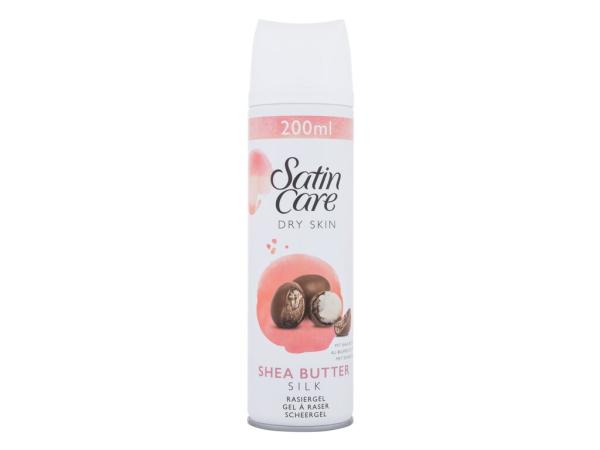 Gillette Dry Skin Shea Butter Silk Satin Care (W)  200ml, Gél na holenie