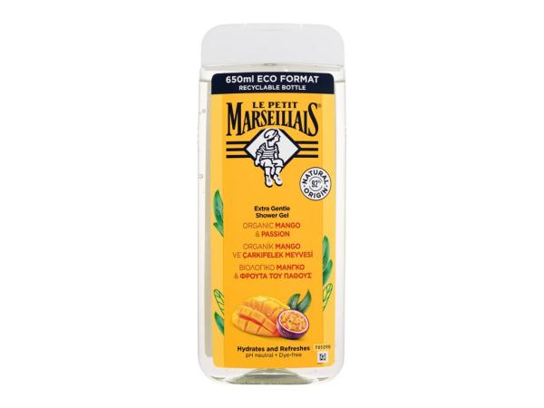 Le Petit Marseillais Shower Gel Organic Mango & Passion Extra Gentle (U)  650ml, Sprchovací gél