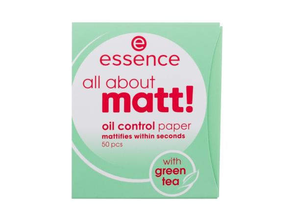 Essence All About Matt! Oil Control Paper (W) 50ks, Make-up
