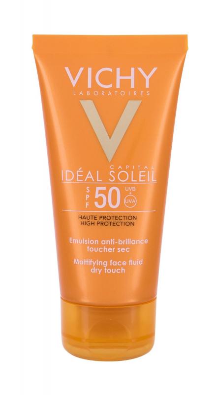 Vichy Capital Soleil Dry Touch Protective Face Fluid (U) 50ml, Opaľovací prípravok na tvár SPF50
