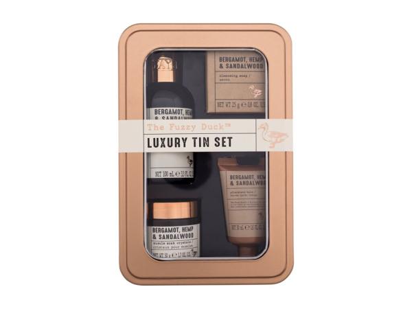 Baylis & Harding The Fuzzy Duck Bergamot, Hemp & Sandalwood Luxury Tin Set (M) 100ml, Sprchovací gél