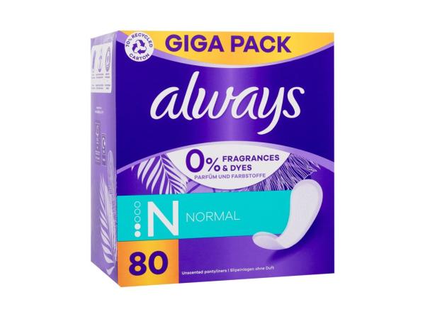 Always Daily Normal (W) 80ks, Slipová vložka