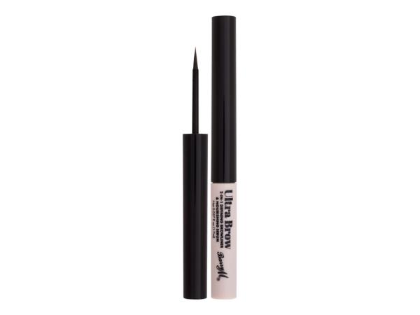 Barry M Ultra Brow 2-in-1 Defining Browliner & Nourishing Serum Dark Brown (W) 1,7ml, Ceruzka na obočie