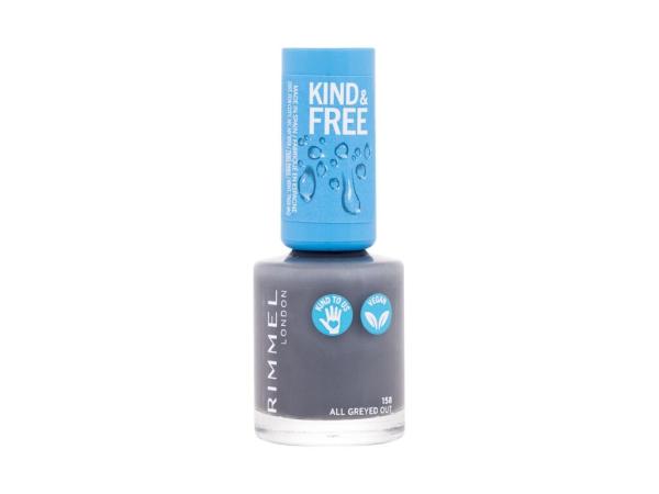 Rimmel London Kind & Free 158 All Greyed Out (W) 8ml, Lak na nechty