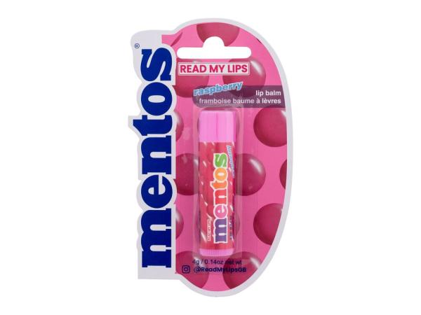 Read My Lips Mentos Raspberry Lip Balm (W) 4g, Balzam na pery