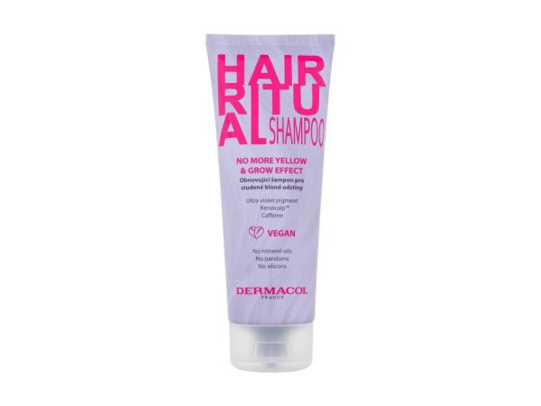 Dermacol No More Yellow & Grow Shampoo Hair Ritual (W)  250ml, Šampón