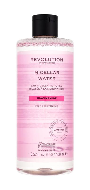Revolution Skincare Pore Refining Micellar Water Niacinamide (W)  400ml, Micelárna voda