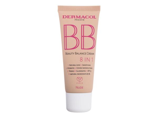 Dermacol BB Beauty Balance Cream 8 IN 1 2 Nude (W) 30ml, BB krém SPF15