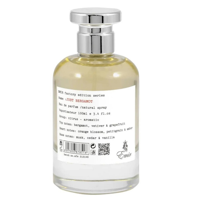 Paris Corner Emir Factory Edition Just Bergamot 5 ml, Odstrek parfumu (U)