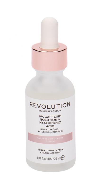 Revolution Skincare 5% Caffeine Solution + Hyaluronic Acid Skincare (W) 30ml, Očný gél